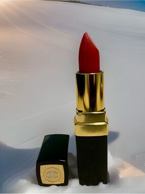 Chanel Hydracaresse Super Hydrating Lipstick Red Lame HTF Rare Vintage LimitedEd